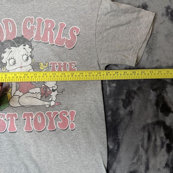 Vintage Betty Boop Christmas Good Girls Get The Best Toys Size Medium - Picture 6 of 7